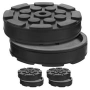 Lanytaeo 6pcs Octagonal Rubber Jack Pads For Car Lift Universal Floor Jack Adapte Pinch Weld Jack Stand Pads Automotive Lift Rubber Block For Car Jacks
